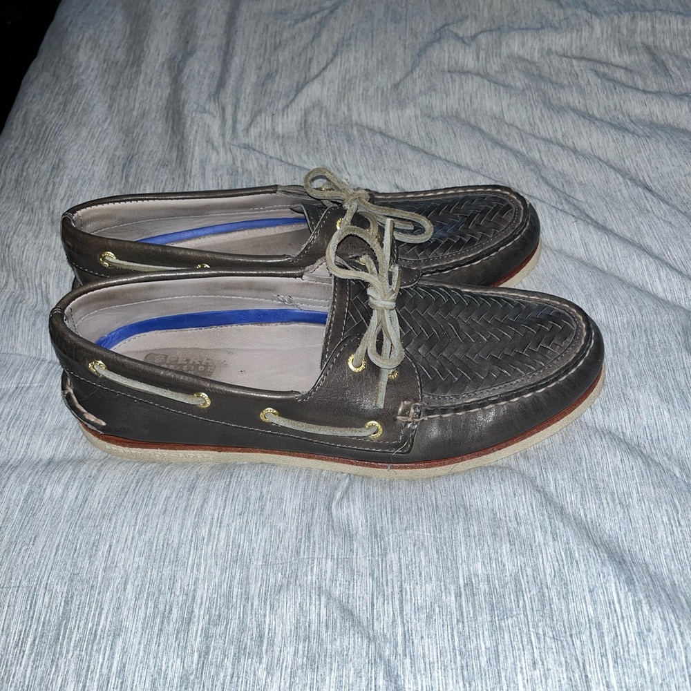 Sperry Gold Cup Woven Boat Shoes